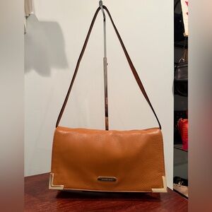 Michael Kors Beverly Tan Leather Shoulder Bag